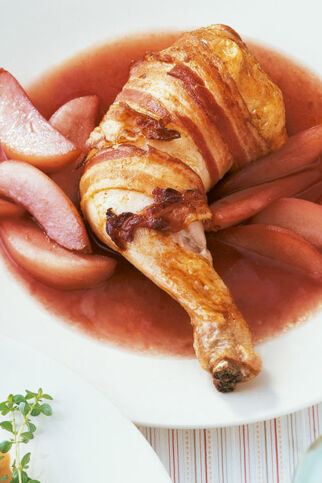 Hähnchen mit Quitten in Port Hähnchen mit Quitten in Port