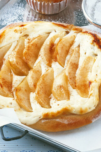 Schärrkuchen mit Birnen Schärrkuchen mit Birnen