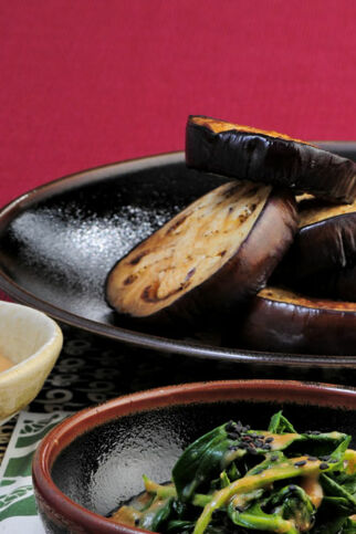 Auberginen mit süßer Misosauce Auberginen mit süßer Misosauce