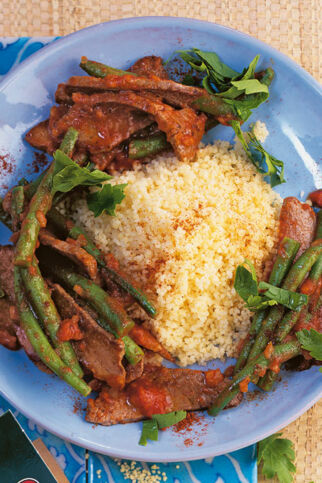 Geschnetzeltes mit Bohnen Geschnetzeltes mit Bohnen