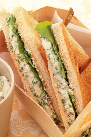 Tramezzini mit Fischcreme Tramezzini mit Fischcreme