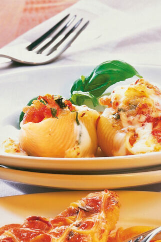 Gefüllte Muschelnudeln Gefüllte Muschelnudeln