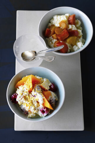 Sahniger Obstsalat mit Hirse Sahniger Obstsalat mit Hirse