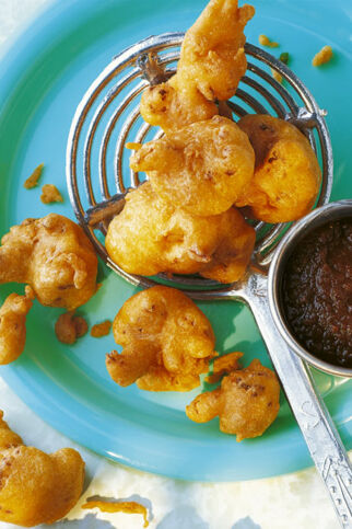 Blumenkohl im Kichererbsenteig Blumenkohl im Kichererbsenteig