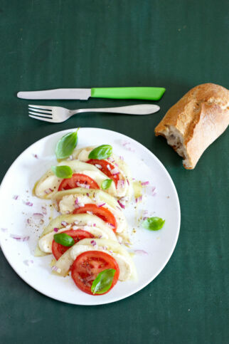 Tomaten-Melonen-Caprese Tomaten-Melonen-Caprese