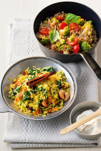 Dinkelrisotto mit Romanesco Dinkelrisotto mit Romanesco