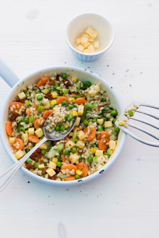 Weizen-Gemüse-Pfanne Weizen-Gemüse-Pfanne