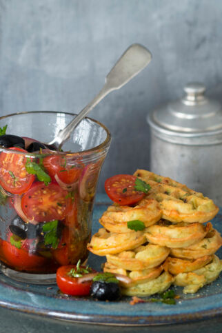 Zucchiniwaffeln Zucchiniwaffeln