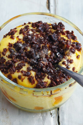 Quarkauflauf mit Pumpernickel Quarkauflauf mit Pumpernickel