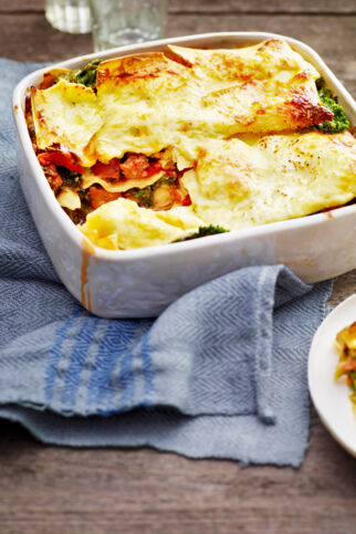 Grünkohl-Lasagne mit Salsicce Grünkohl-Lasagne mit Salsicce