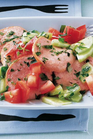 Wurstsalat mit Tomaten Wurstsalat mit Tomaten