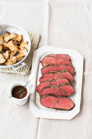 Roastbeef mit Thymianjus Roastbeef mit Thymianjus