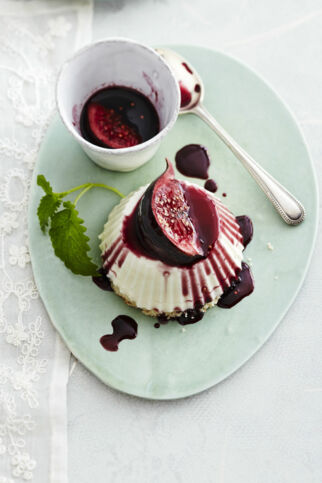 Hugo-Törtchen mit Feigen Hugo-Törtchen mit Feigen