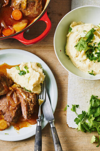 Geschmorte Kalbsbäckchen Geschmorte Kalbsbäckchen