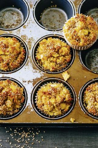 Sesam-Apfel-Kokos-Muffins Sesam-Apfel-Kokos-Muffins