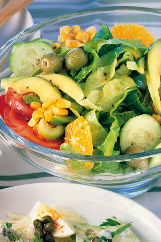 Bunter kanarischer Salat Bunter kanarischer Salat