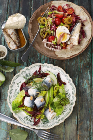 Mediterraner Sardinen-Salat Mediterraner Sardinen-Salat