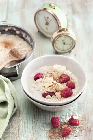 Quinoa-»Milchreis« mit Mandeln Quinoa-»Milchreis« mit Mandeln
