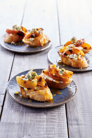 pfirsich-käse-bruschetta pfirsich-käse-bruschetta