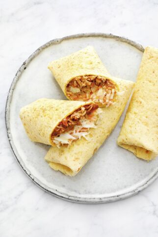 Pulled-Pork-Wraps Pulled-Pork-Wraps