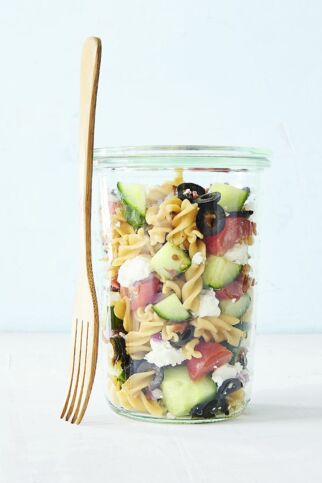 Griechischer Nudelsalat Griechischer Nudelsalat