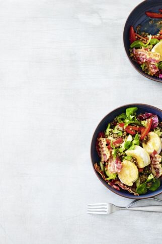 Linsensalat mit Ziegenkäse Linsensalat mit Ziegenkäse