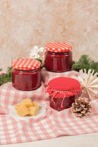 Kirsch-Marzipan-Marmelade Kirsch-Marzipan-Marmelade