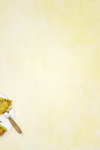 Bunte Nudelfrittata Bunte Nudelfrittata