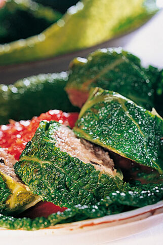 Wirsing-Rouladen Wirsing-Rouladen