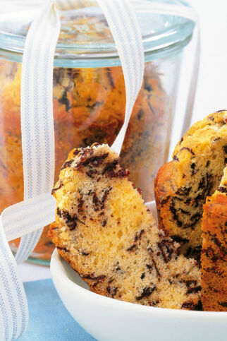 Stracciatella-Kuchen aus dem Glas Stracciatella-Kuchen aus dem Glas