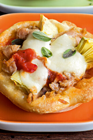 Thunfisch-Pizzette Thunfisch-Pizzette