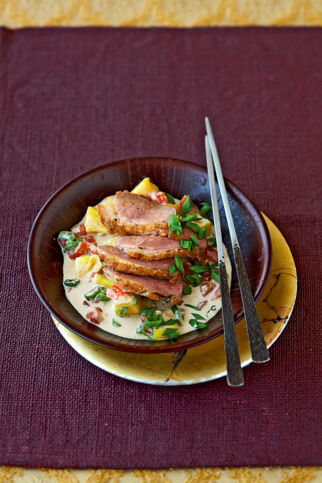 Gelbes Curry mit Ente Gelbes Curry mit Ente