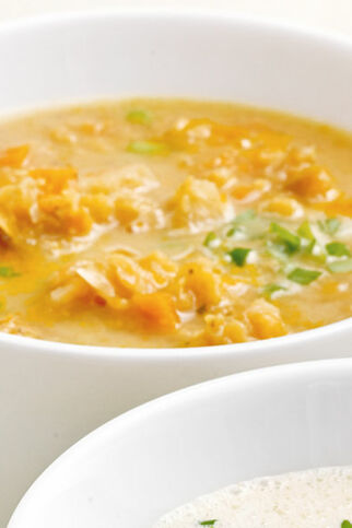 Rote Linsensuppe mit Curry Rote Linsensuppe mit Curry