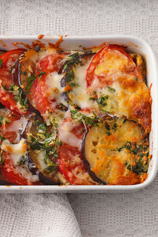 Auberginenauflauf Auberginenauflauf