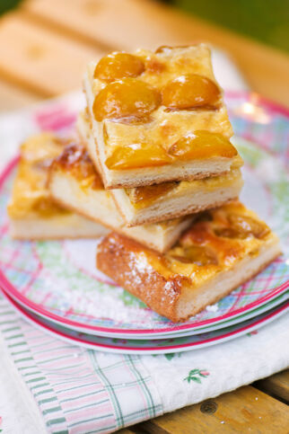 Mirabellenkuchen mit Vanilleguss Mirabellenkuchen mit Vanilleguss