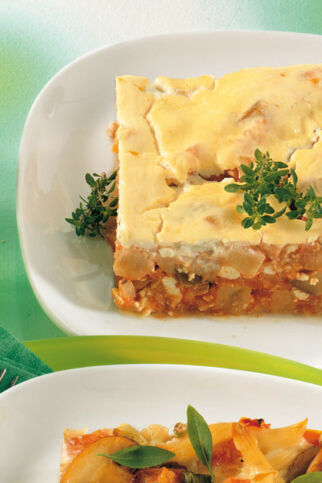 Auberginen-Joghurt-Auflauf Auberginen-Joghurt-Auflauf