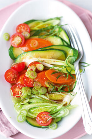 Antipasti mit Senfvinaigrette Antipasti mit Senfvinaigrette