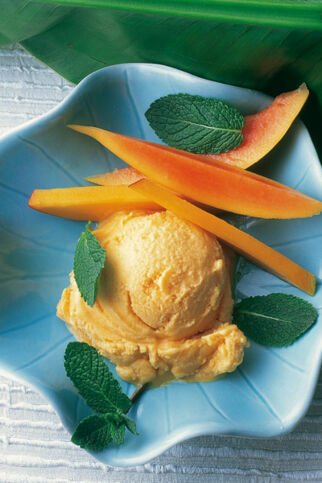 Kokos-Frucht-Eis Kokos-Frucht-Eis