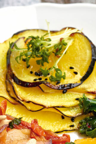 Asiatisch gewürzter Winterrettich Asiatisch gewürzter Winterrettich