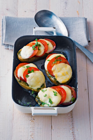 Backkartoffeln mit Pesto Backkartoffeln mit Pesto