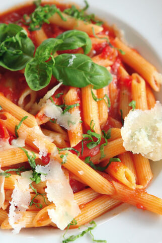 Ruck-Zuck-Nudeln mit Tomatensauce Ruck-Zuck-Nudeln mit Tomatensauce