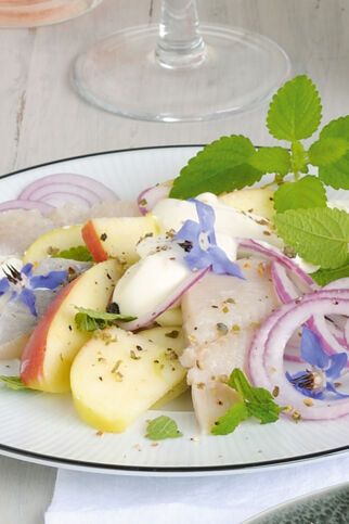 Matjes mit grünem Pfeffer Matjes mit grünem Pfeffer