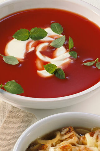 Frische Tomatensuppe Frische Tomatensuppe