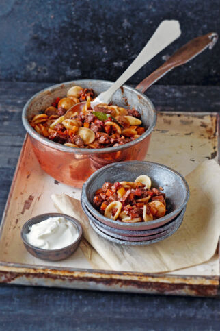 Orecchiette mit Wildschwein-Ragout Orecchiette mit Wildschwein-Ragout