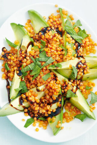Avocado-Linsen-Salat Avocado-Linsen-Salat