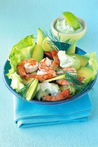 Garnelencocktail mit Avocado Garnelencocktail mit Avocado