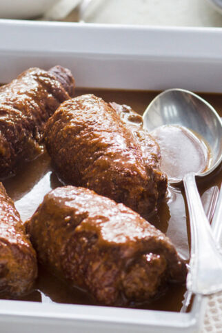 Geschmorte Rinderrouladen Geschmorte Rinderrouladen