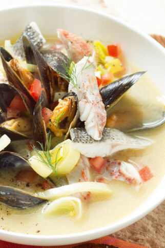 Mediterrane Fischsuppe Mediterrane Fischsuppe