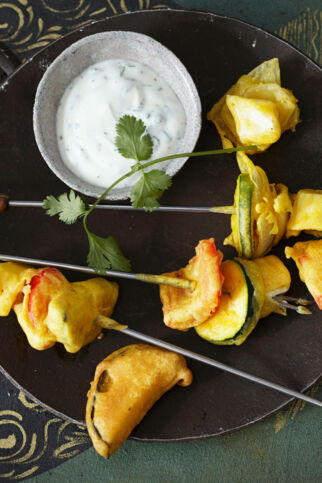 Indisches Gemüsefondue Indisches Gemüsefondue