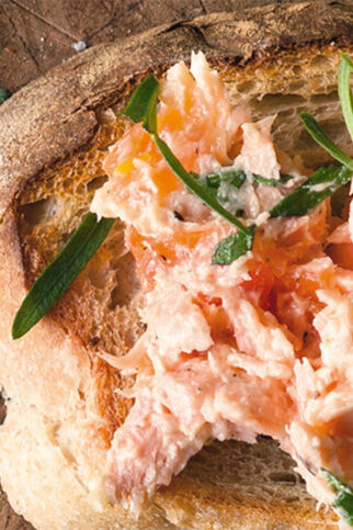 Lachsrillettes Lachsrillettes